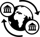 International transfer logo